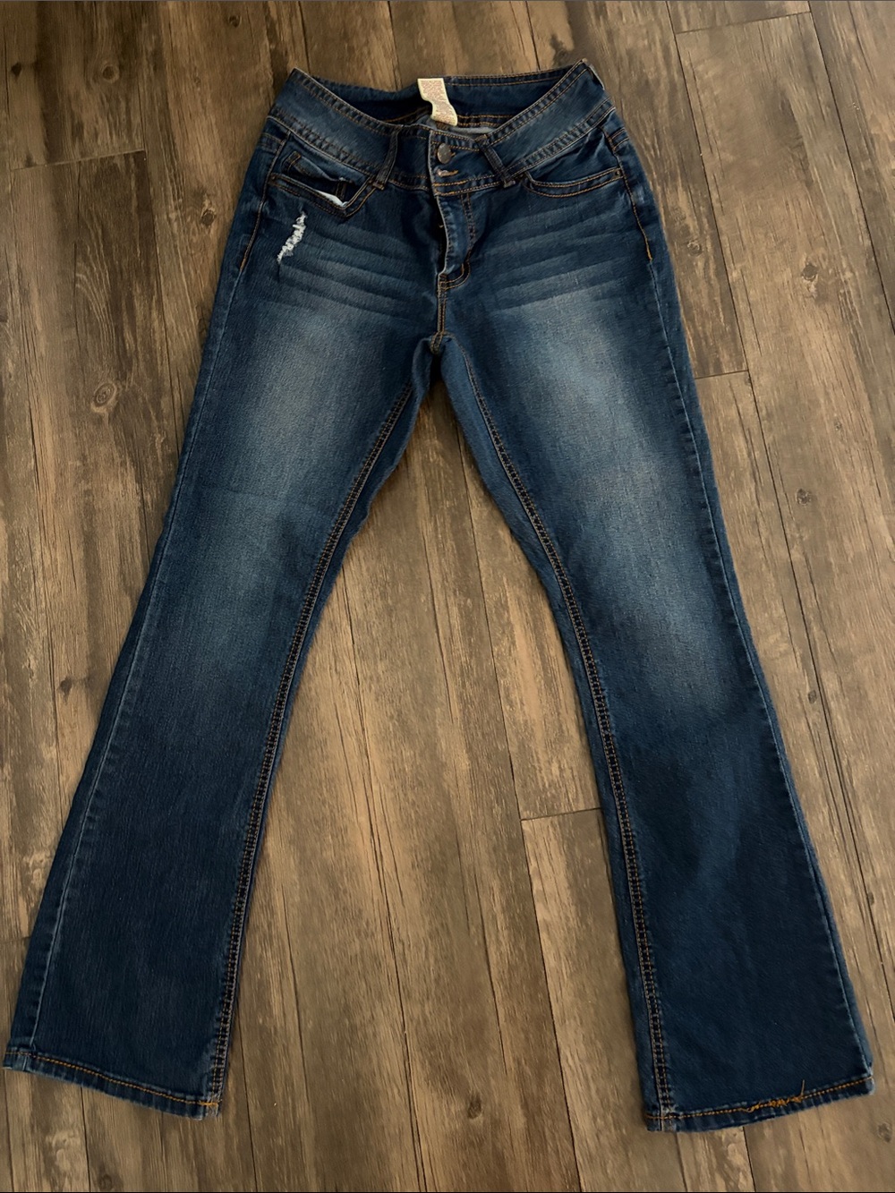 Faded Glory Dark Blue Flare Jeans